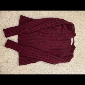 Maroon winter sweater